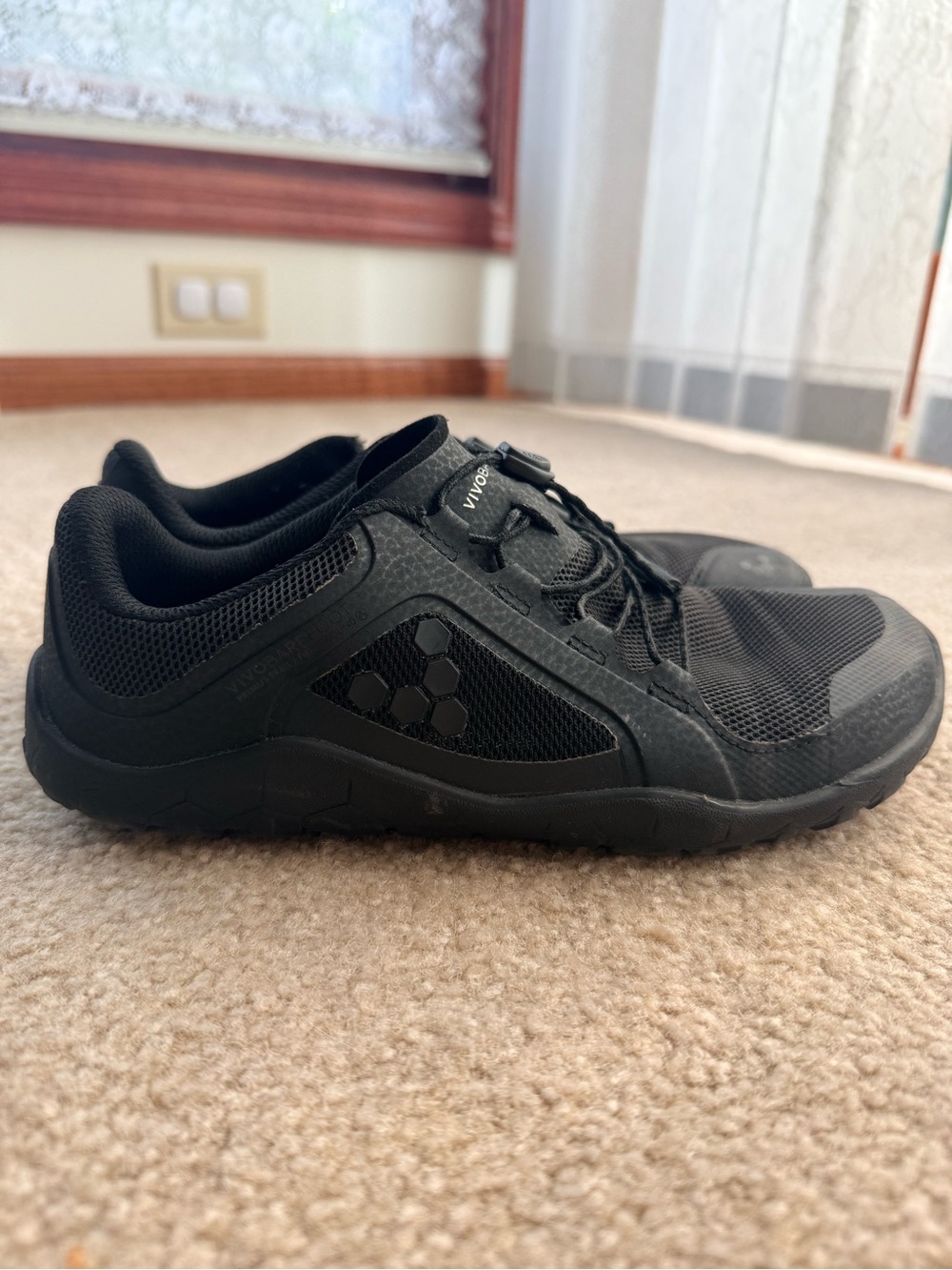 Vivo barefoot Women's Black Minimalist Athletic Shoe
